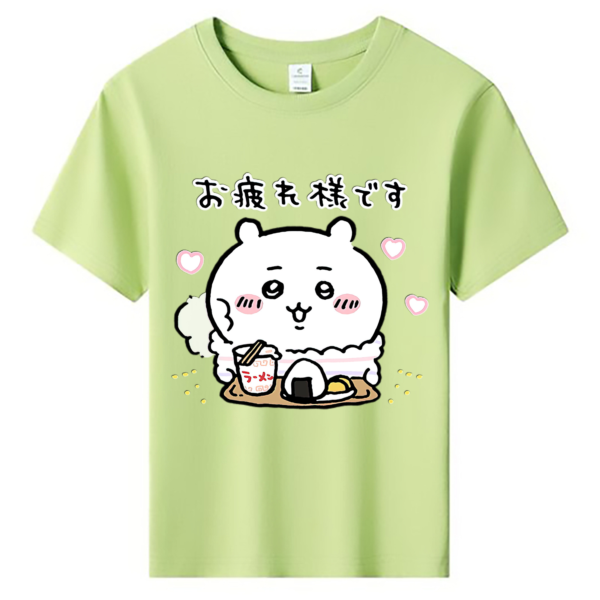 （画像用） ちいかわ ちいかわ Chii-kawa chiikawa 綿100％キッズTシャツ（フロントプリント）